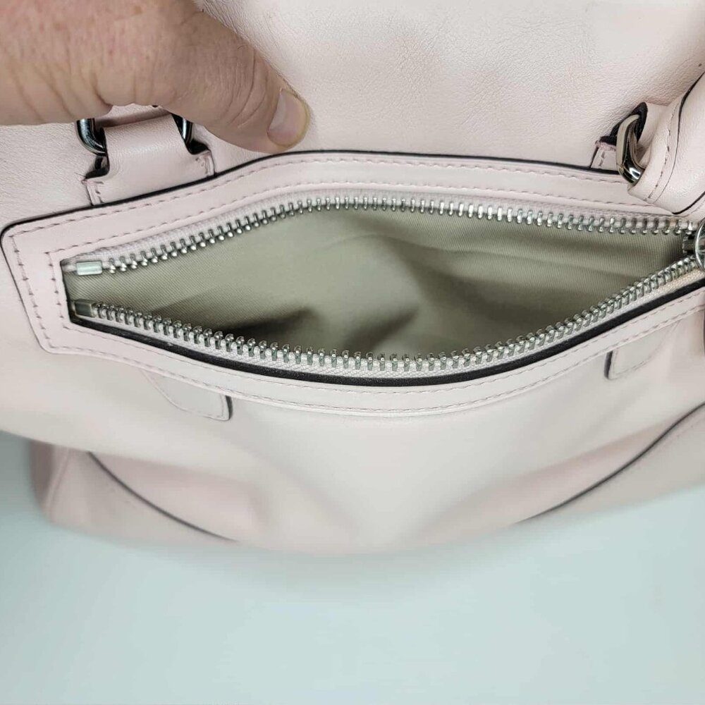 Coach Leather Women's Handbag in Pale Pink Color (Misty Rose) - Picture 7 of 14
